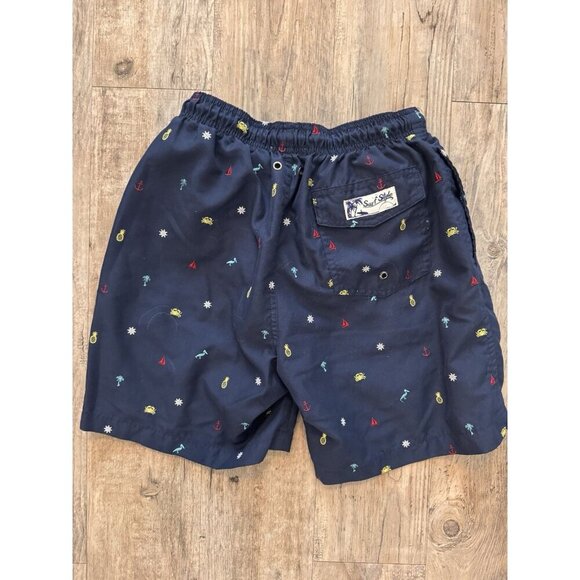 Surf Style Bundle Swim Trunks Men’s Size Small Chili Pepper Elastic Waist Shorts - Picture 12 of 15